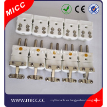 Conector de clip de alambre de cerámica MICC tipo K macho y hembra